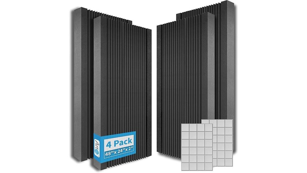 art3d wedge acoustic foam panels