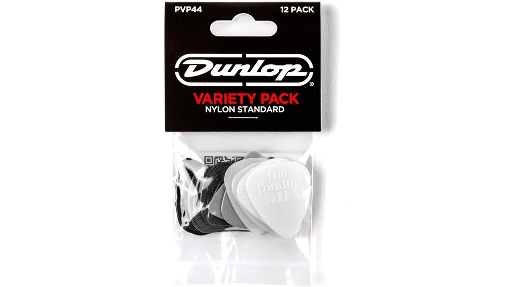 assorted 12 pack nylon guitar picks