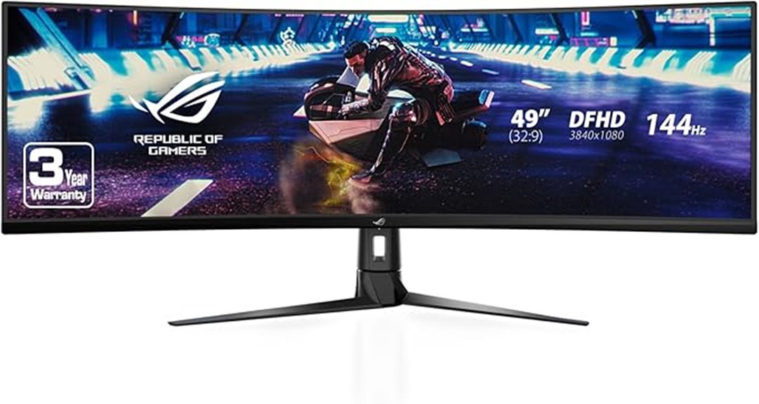 asus 49 inch curved gaming monitor