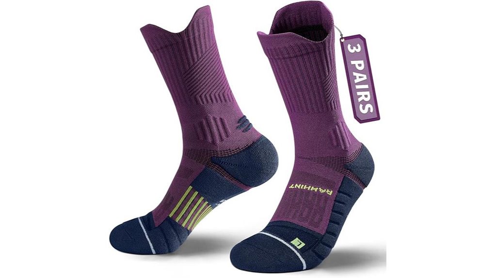 athletic 3 pair compression socks