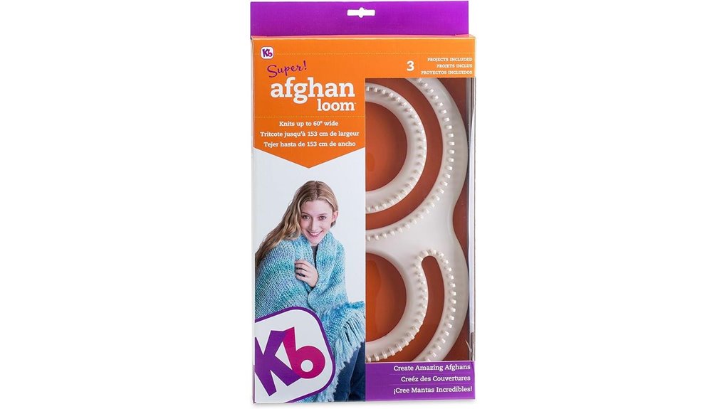 authentic s shaped afghan loom