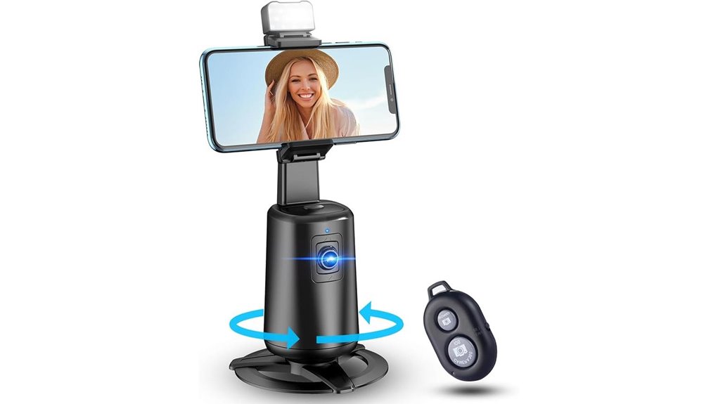 auto face tracking rotating tripod