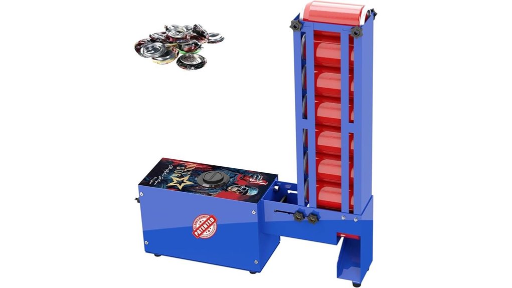 automatic 12 16oz can crusher