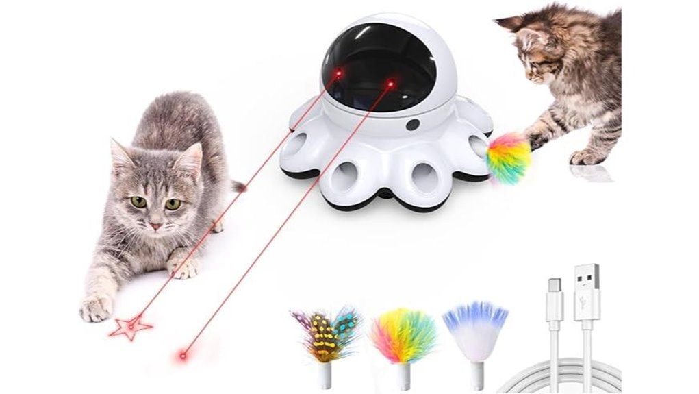 automatic 2 in 1 cat toy
