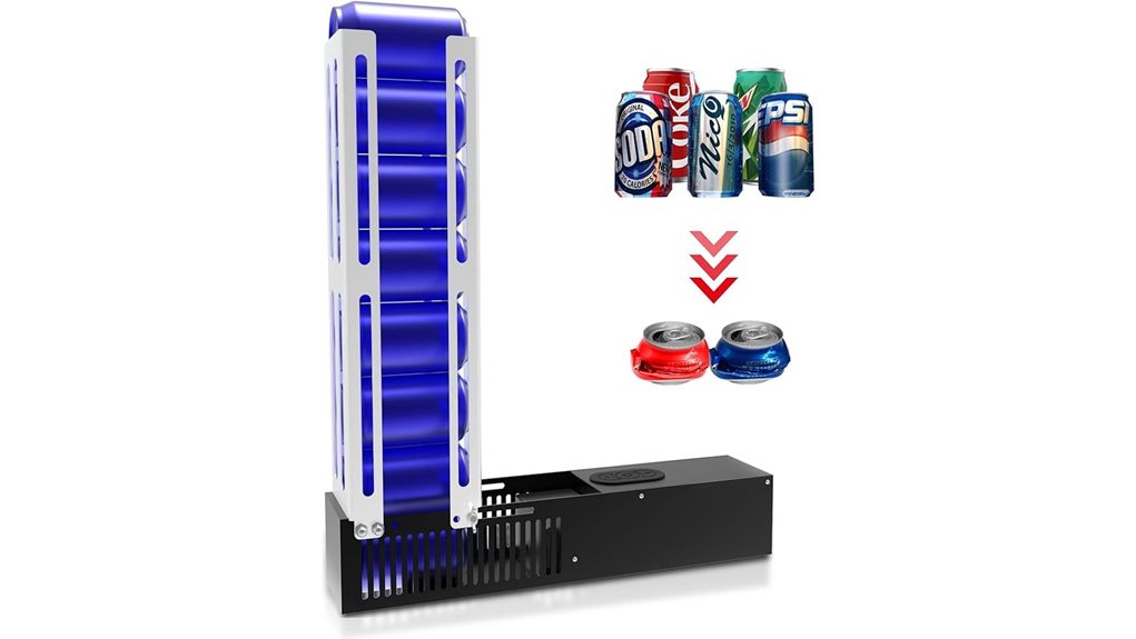 automatic can crusher 8 16oz