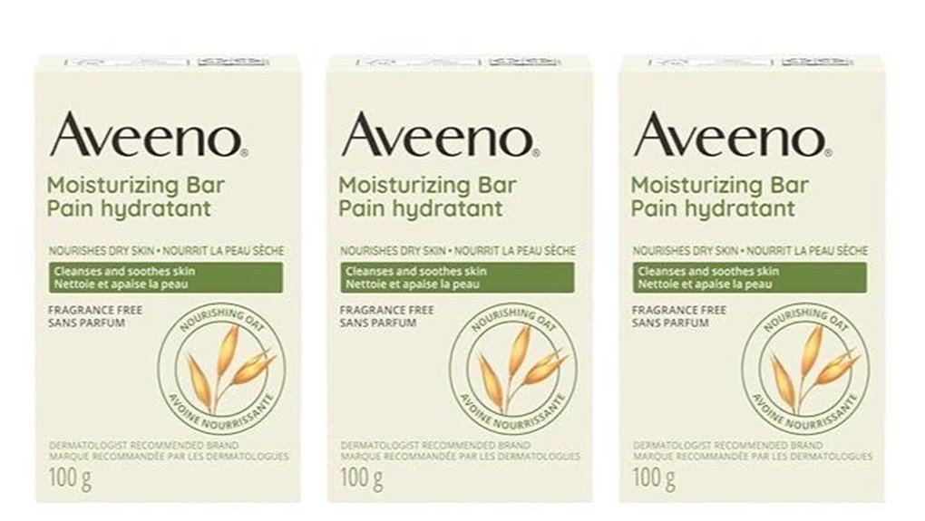 aveeno three pack moisturizing bar