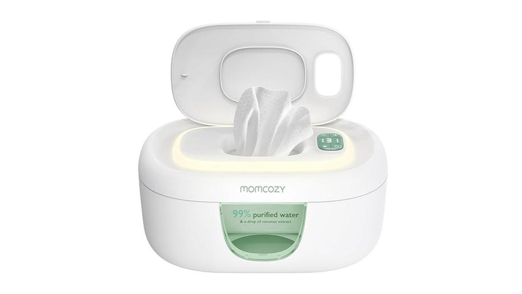 baby wipe warmer with nightlight