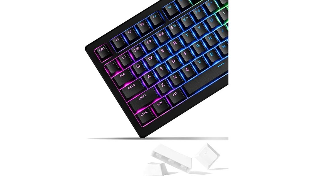 backlit doubleshot pbt keycaps