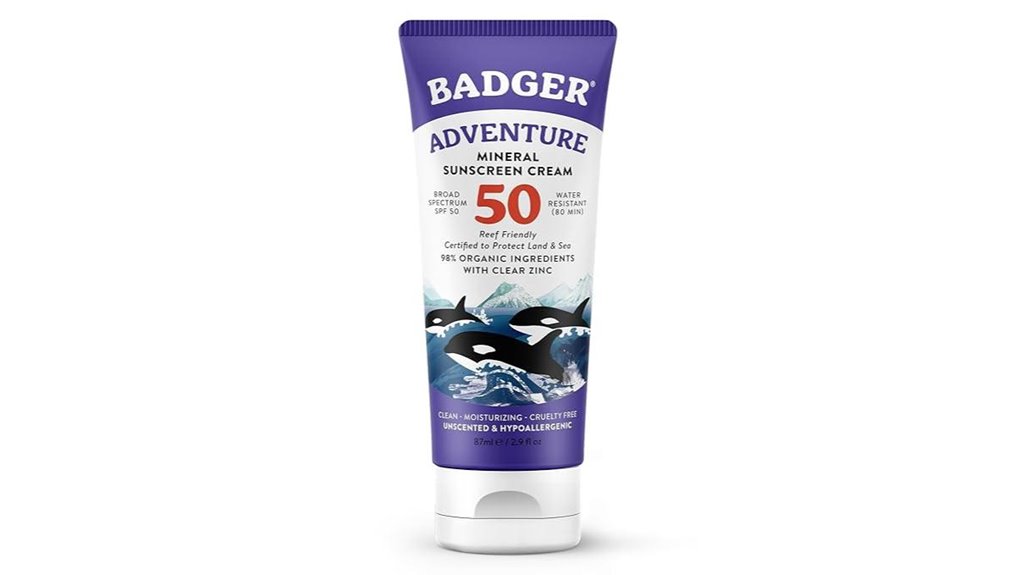 badger spf 50 zinc oxide