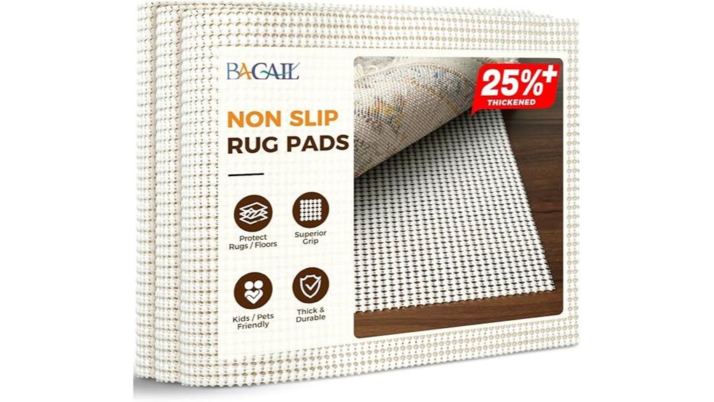 bagail 5x7 non slip rug pad