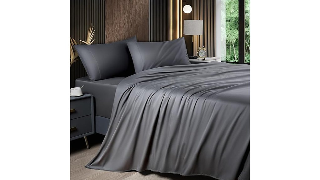 bamboo blend cooling queen sheets