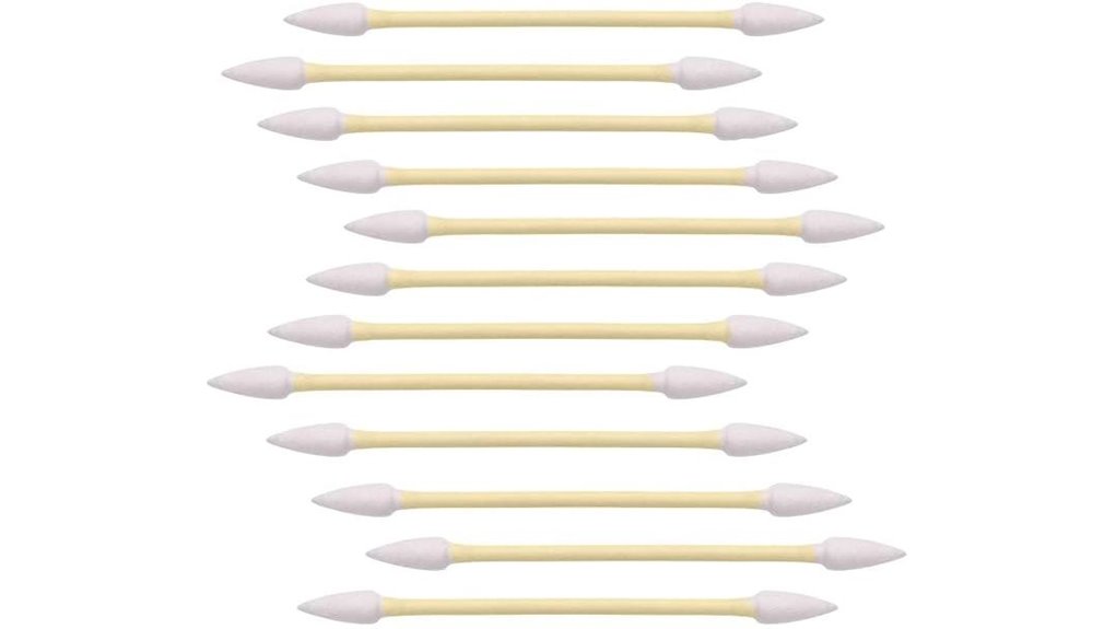 bamboo double pointed precision swabs