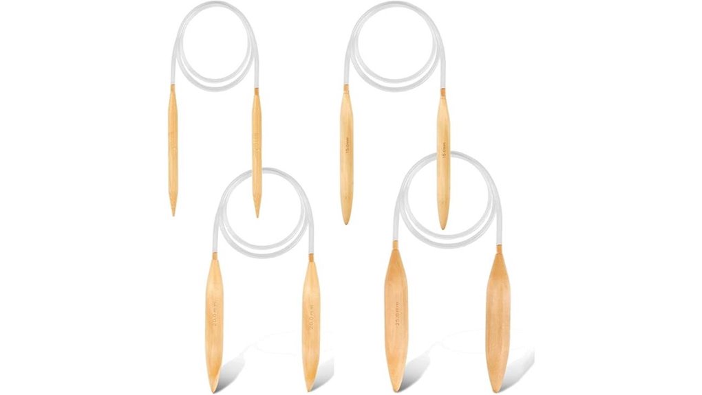 bamboo jumbo circular knitting needles