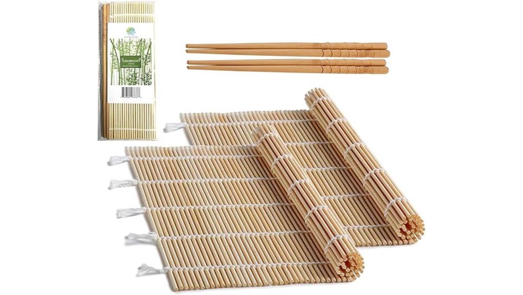 bamboo sushi rolling mats