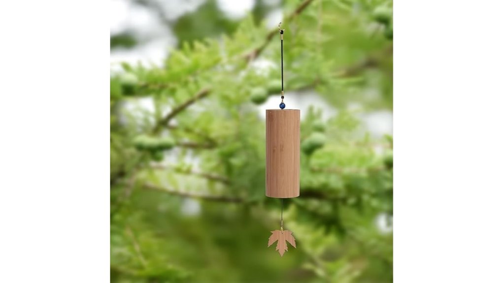 bamboo wind chimes healing