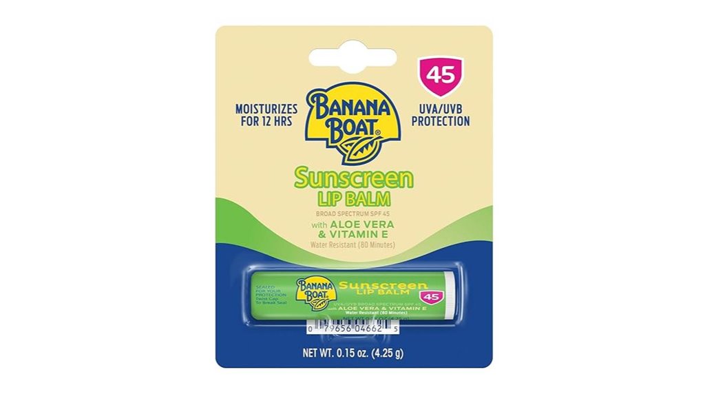 banana boat aloe lip balm