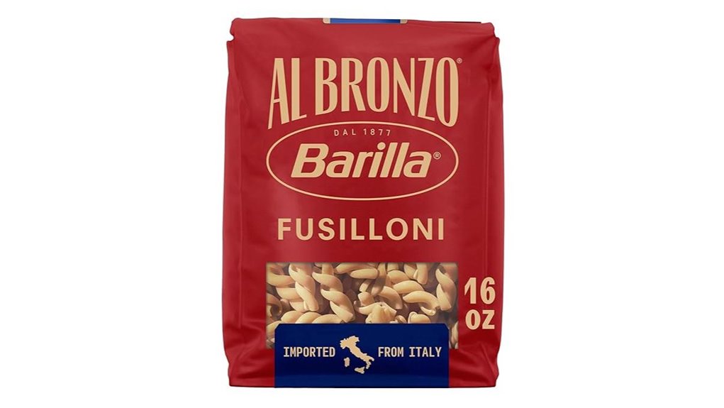 barilla bronze cut fusilloni pasta