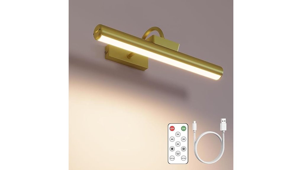 battery operated dimmable picture light