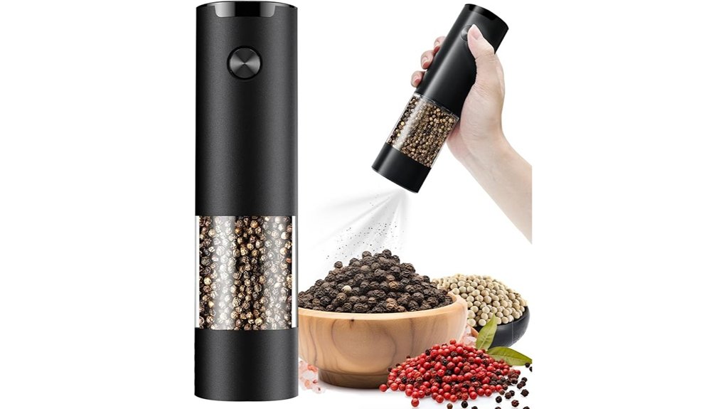 battery operated electric salt grinder