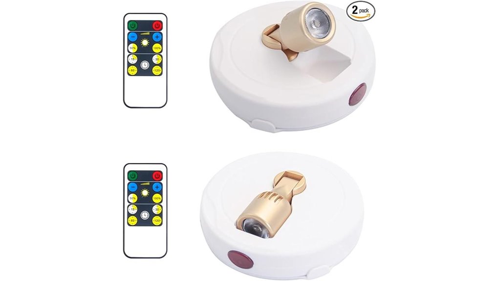 battery powered dimmable led spotlights