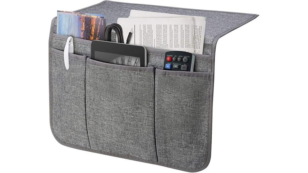 bedside organizer for devices