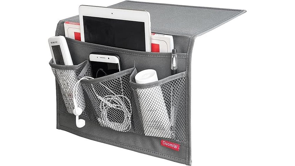 bedside remote and device caddy