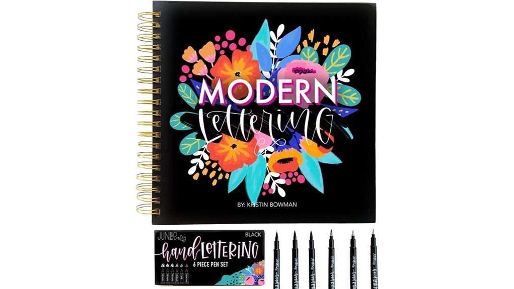 beginner calligraphy pen workbook