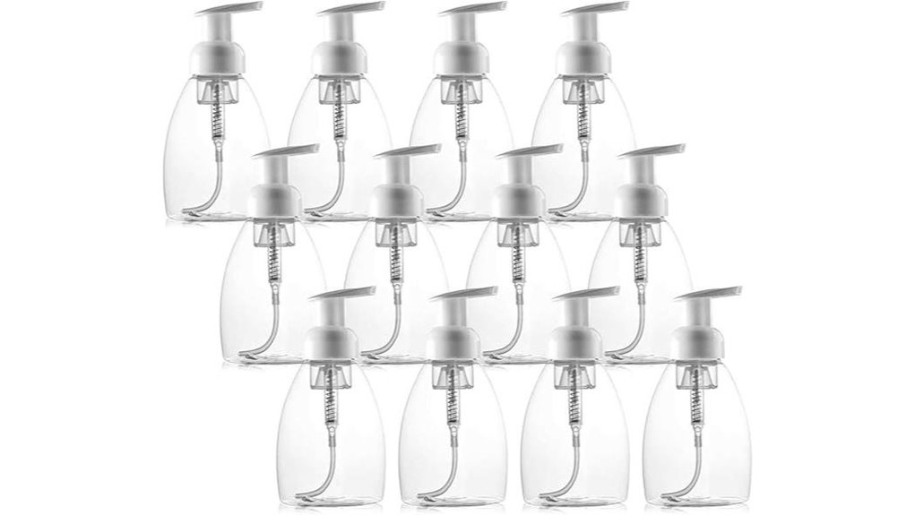 bekith 12 pack 8oz foaming bottles