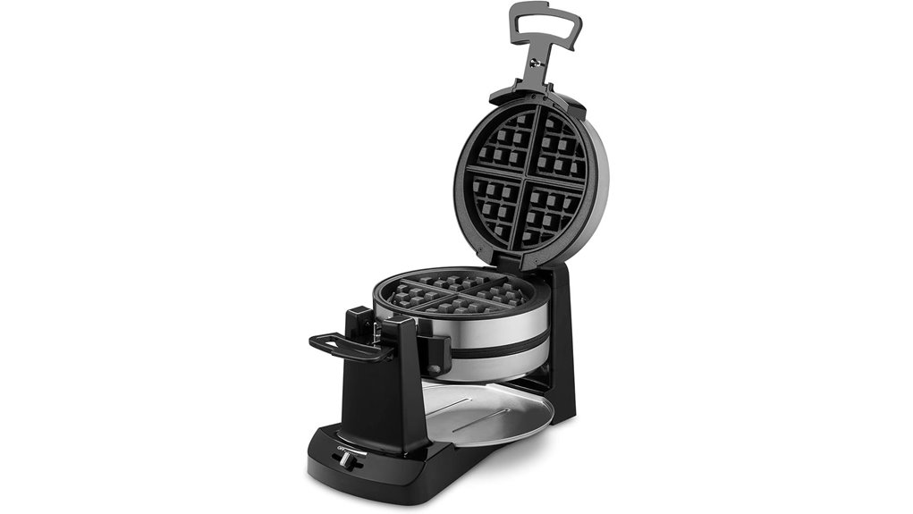 belgian double sided waffle maker