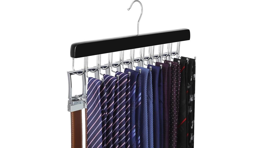 belt and tie organizer