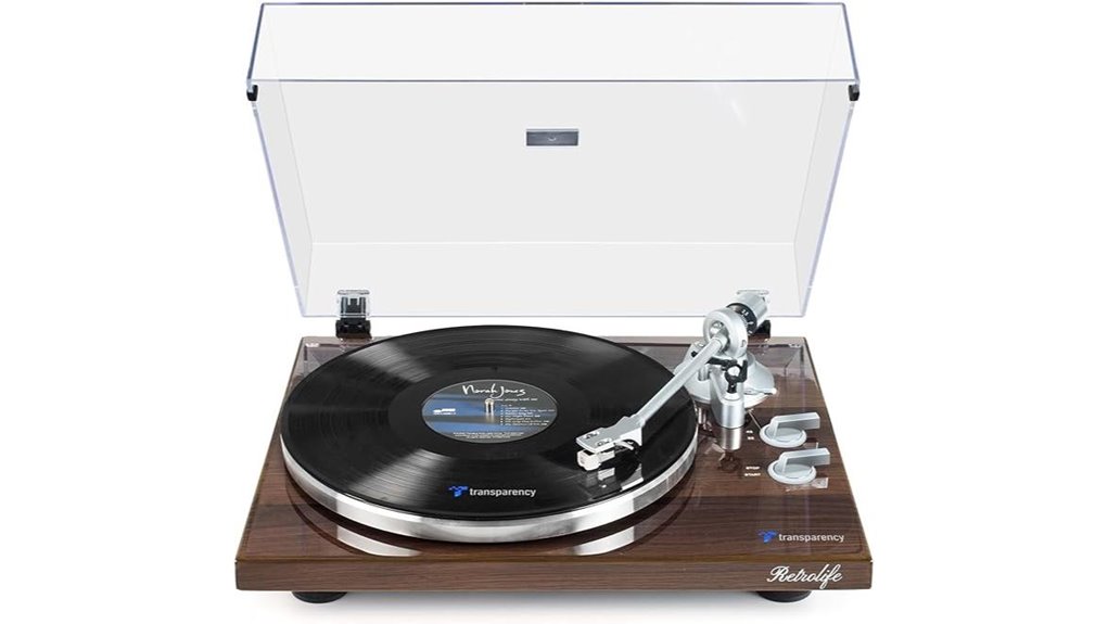 belt drive turntable with wireless