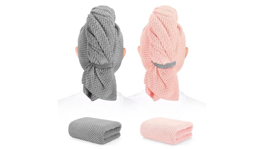 beoffer microfiber hair towel wraps