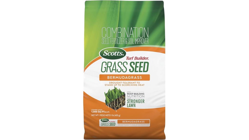 bermudagrass seed with fertilizer