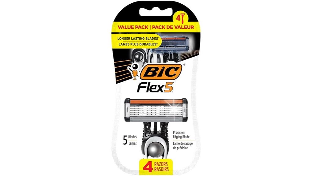 bic flex 5 disposable razors