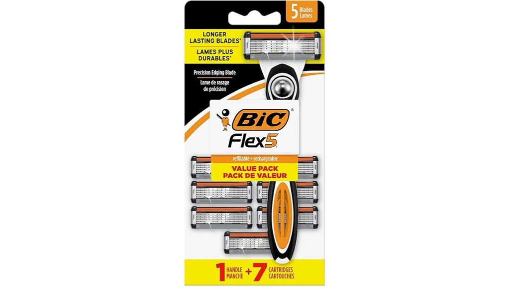 bic flex 5 refillable razor