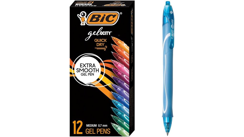 bic gelocity quick dry pens