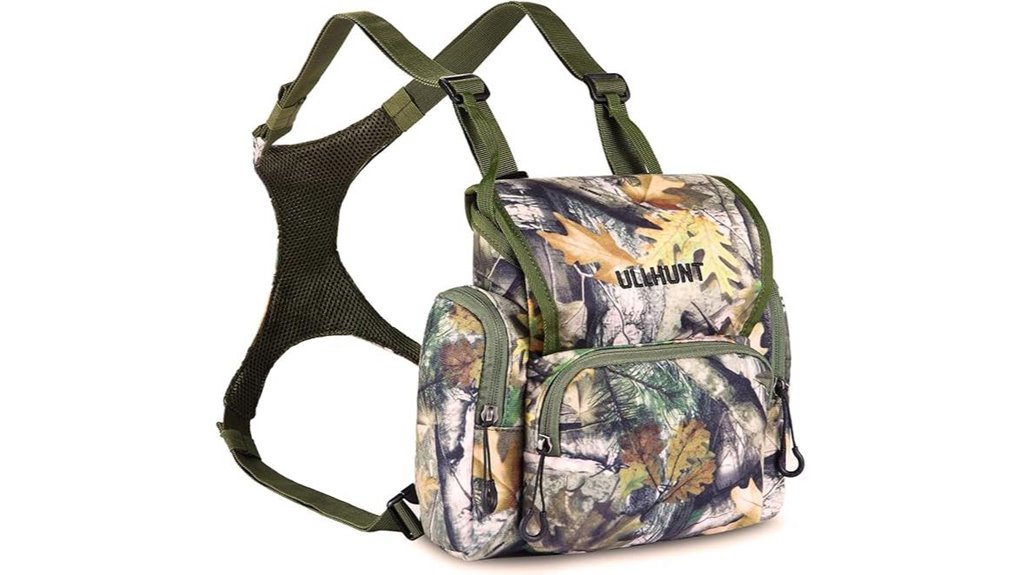 binocular harness with pouch