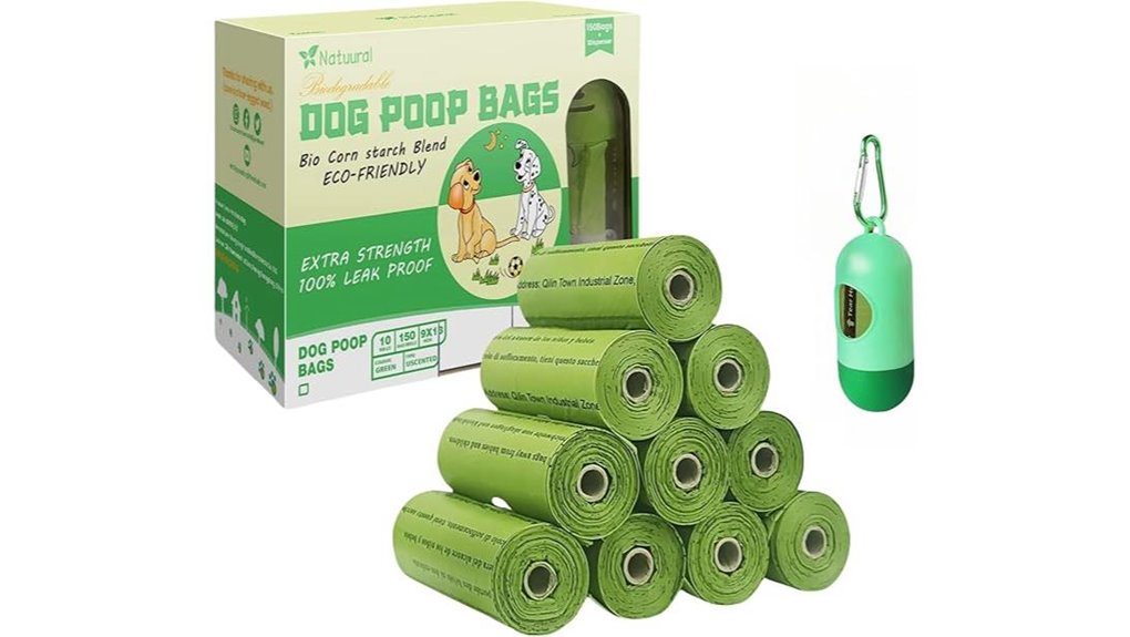 biodegradable 150 count dog bags