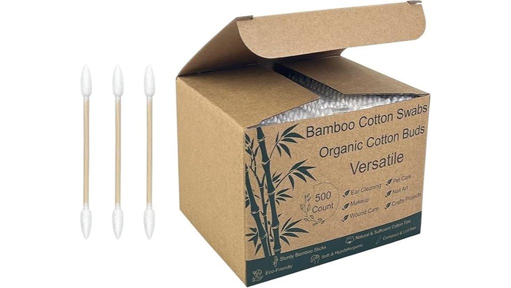 biodegradable bamboo cotton swabs