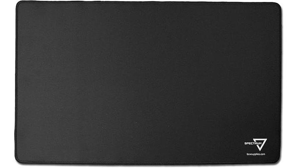 black 24x14 inch playmat