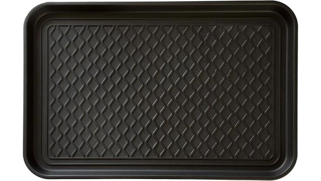 black all weather boot tray