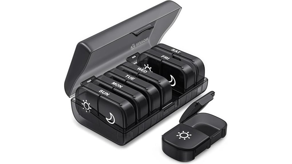 black auvon xl weekly organizer