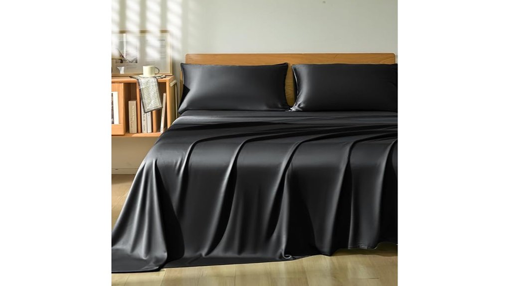 black bamboo rayon queen sheets