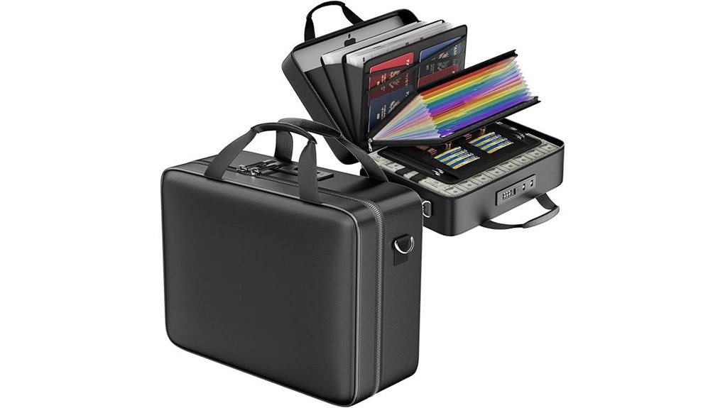 black fireproof water resistant safe