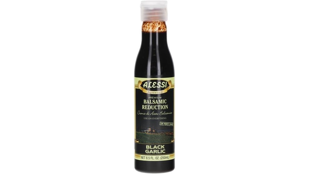 black garlic balsamic reduction