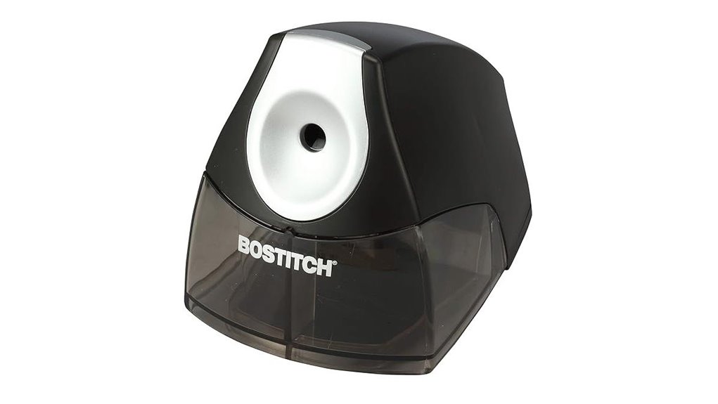black heavy duty electric pencil sharpener