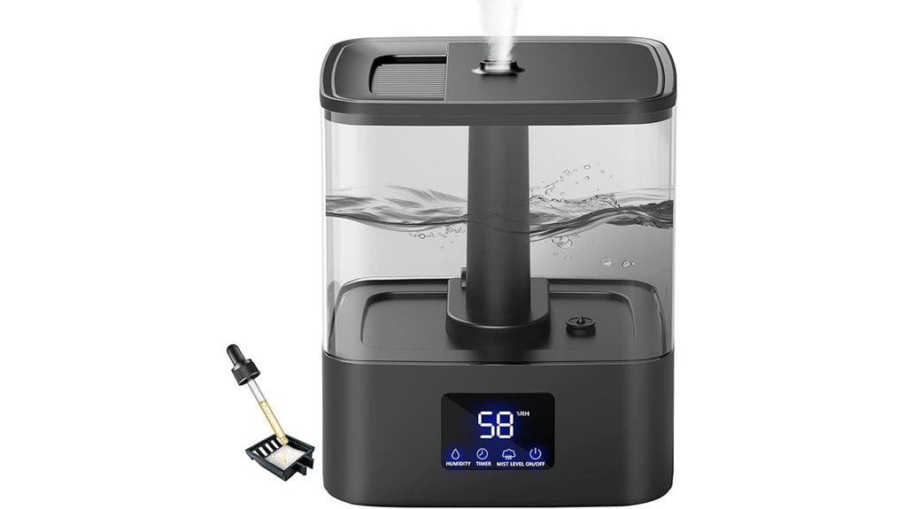 black kzf 4l top fill humidifier