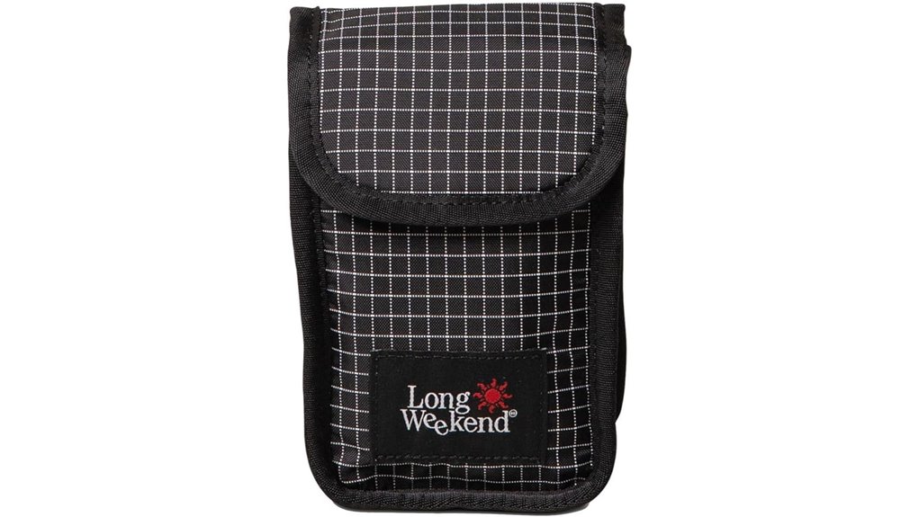 black long weekend camera pouch