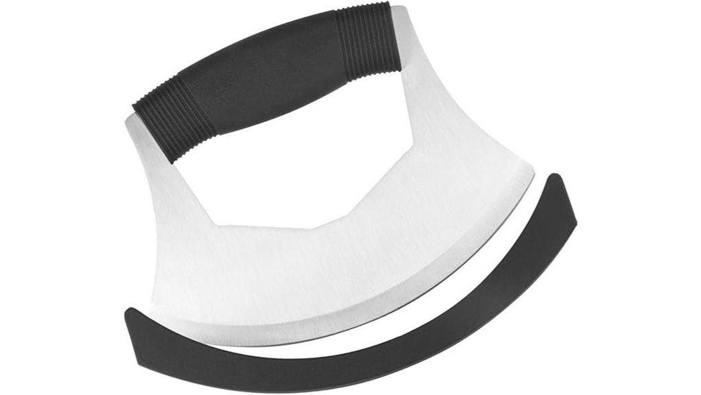 black luxiv mezzaluna salad chopper