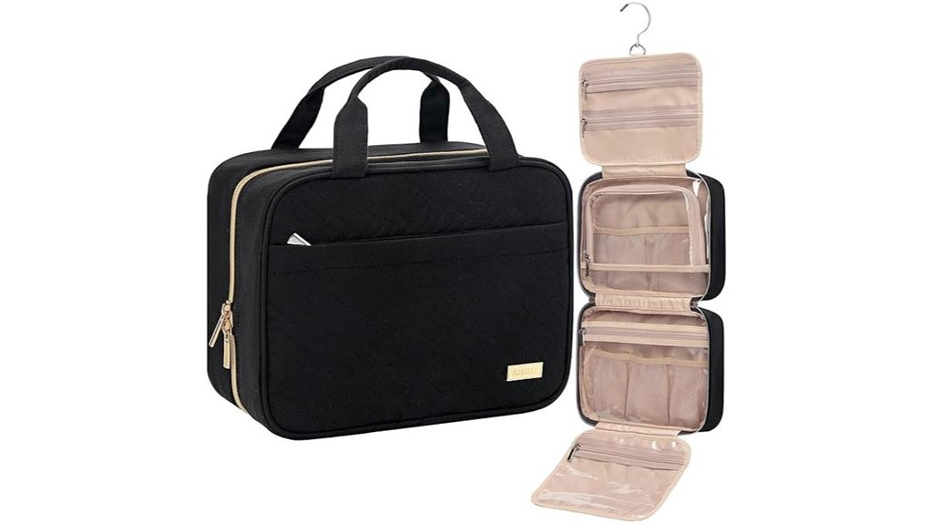 black nishel women s travel toiletry